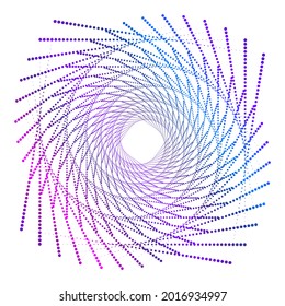 Abstract design element on white background of twist lines. Vector Illustration eps 10 Golden ratio traditional proportions vector icon beauty salon, for elegant business card,  background event party