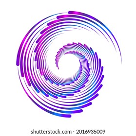 Abstract design element on white background of twist lines. Vector Illustration eps 10 Golden ratio traditional proportions vector icon beauty salon, for elegant business card,  background event party