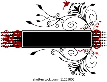 Abstract design element, Vector.