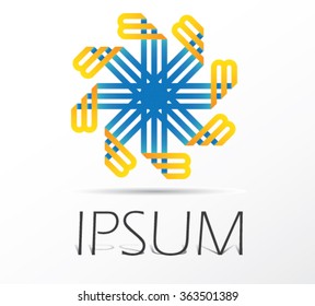 Abstract design element.. Vector icon