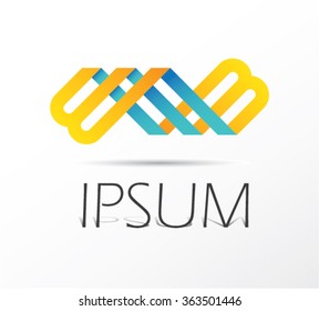 Abstract design element.. Vector icon