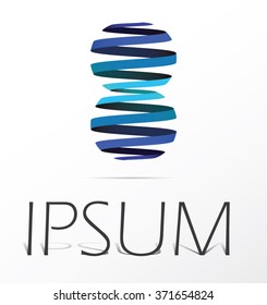 Abstract design element.. Vector icon