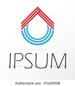 Abstract design element.. Vector icon