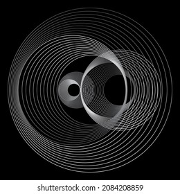 Elemento de diseño abstracto. Ilustración del vector