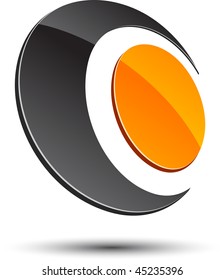 Abstract design element. Vector illustration.