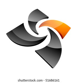 Abstract design element. Vector illustration