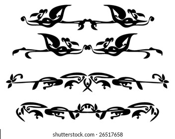 Abstract design elements 1 - vector