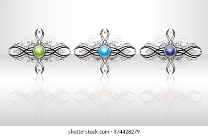 Abstract design elements.