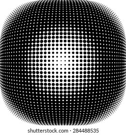 Abstract Design Elements Halftone Background, vector illustration.