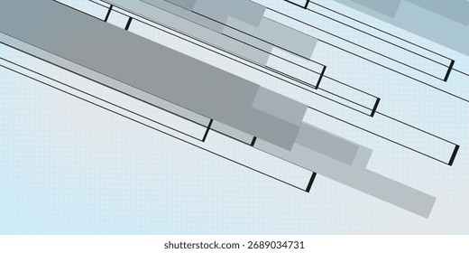 Abstract design elements of rectangles and stacked dots. Smartphone Interface Design. Design Elements for Mobile Apps, Game Menus, and Websites.