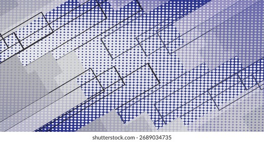 Abstract design elements of rectangles and stacked dots. Smartphone Interface Design. Design Elements for Mobile Apps, Game Menus, and Websites.