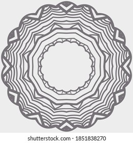 Abstract design elements rosette. Vector illustration