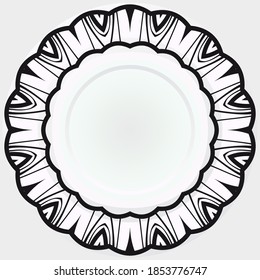 Abstract design elements rosette. Vector illustration