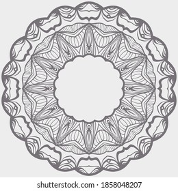 Abstract design elements rosette. Vector illustration