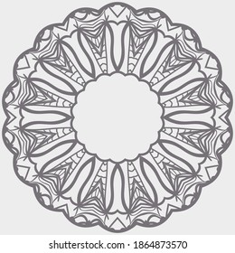 Abstract design elements rosette. Vector illustration