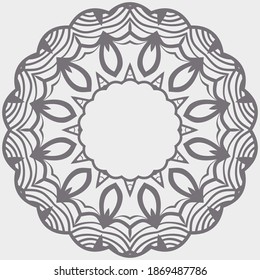 Abstract design elements rosette. Vector illustration