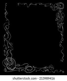 abstract design elements. vector frame