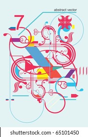 abstract design elements,vector illustration