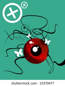 abstract design eye