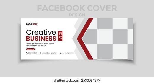 Abstract design for Facebook timeline cover