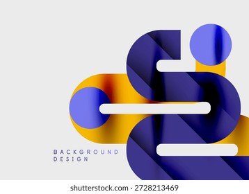 El diseño Abstractas presenta Formas fluidas, azul vibrante, tonos dorados. Estética moderna, fondo limpio crea un impacto visual dinámico.