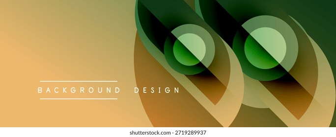 Abstraktes Design mit geschichteten Formen, warmen Farben, Farbverläufen. Moderne Ästhetik geeignet für Hintergründe, Präsentationen. Glatte Kurven dominieren die Komposition.