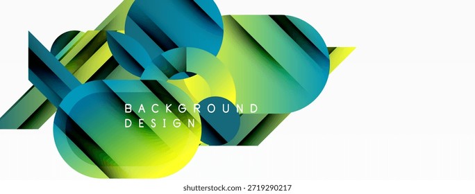 Abstraktes Design mit lebendigen Farbverläufen, fließenden Formen, dynamischer Komposition. Moderne Ästhetik geeignet für Hintergründe, Präsentationen.