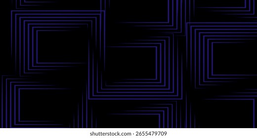 Diseño Abstractas con rectángulos concéntricos en tonos oscuros y azules. eps10, cartel