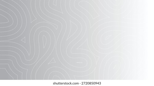An abstract design featuring delicate white lines forming organic shapes and flowing curves against a subtle grey gradient background, perfect for modern graphic design backgrounds, website