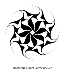 Abstract design featuring geometric shapes and seamless lines, ideal for creative vector projects. This pattern adds a stylish and modern touch to any design.