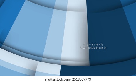 design abstrato com curvas em camadas e ondas em vários tons de azul, criando profundidade e textura