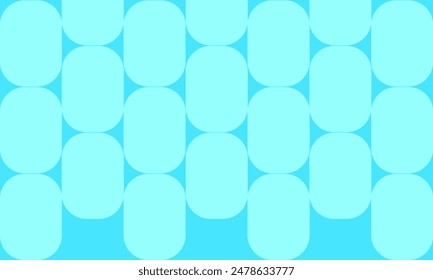 Diseño Abstractas con un diseño geométrico minimalista con rectángulos redondeados en tonos de azul, creando una estética limpia y moderna.