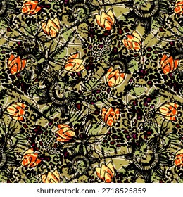 Diseño Abstractas con Formas orgánicas y colores armoniosos, ideal para imprimir telas, textiles, moda, Fondos de pantalla, patrones sin costuras y aplicaciones de superficie creativas en todo el mundo versátil.