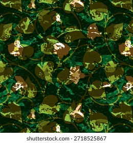 Diseño Abstractas con Formas orgánicas y colores armoniosos, ideal para imprimir telas, textiles, moda, Fondos de pantalla, patrones sin costuras y aplicaciones de superficie creativas en todo el mundo versátil.
