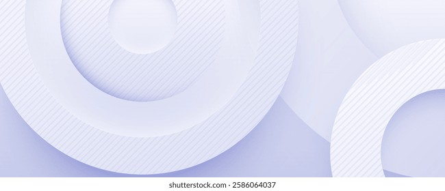 Abstract design featuring overlapping circular shapes in soft pastel colors, creating a serene background