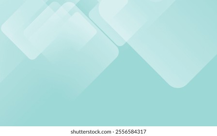 abstract design featuring overlapping translucent squares in soft aqua tones, creating a calm and modern aesthetic. Perfect for backgrounds or design inspiration