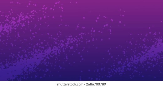 Diseño Abstractas con Formas púrpuras dispersas sobre un fondo degradado, creando un efecto visual dinámico. Las Formas varían en tamaño y forma.