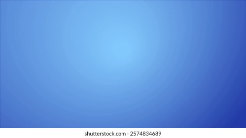 Abstract design featuring a smooth blue gradient background with a luminous white spotlight effect, creating a sleek and dynamic composition. Ideal for digital artwork and creative backgrounds.