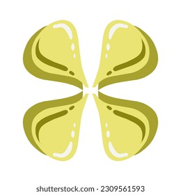 Abstrakte Design-Flache-Element-Illustration. Ideal für Symbole, Logos, Fotoelemente, Poster, Banner, Aufkleber