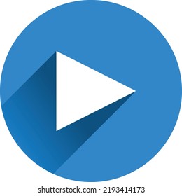 abstract design flat style illustration of playing icon 