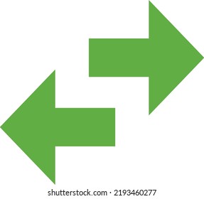 abstract design flat style illustration of direction 