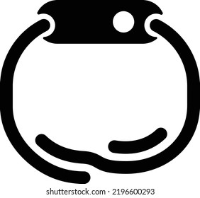 abstract design flat style
illustration of hand watch 