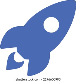 diseño abstracto de estilo plano
ilustración del cohete 