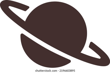 abstract design flat style
illustration of planet 