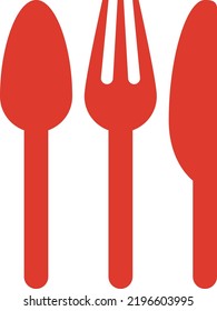 abstract design flat style
illustration of hotel fork 