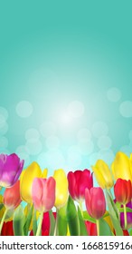 Abstract Design Flower Background Vector Illustration EPS10