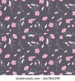 Abstract Design Flower Seamless Pattern Background Vector Illustration EPS10