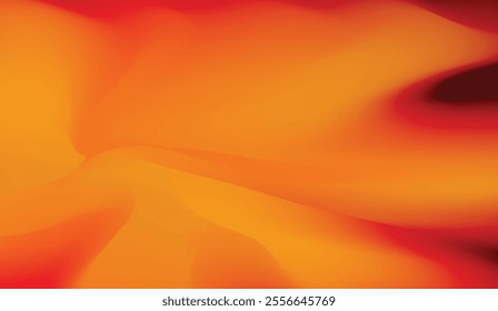 abstract design with flowing orange and red gradients, creating a fiery, dynamic, and energetic atmosphere perfect for modern backgrounds and creative designs