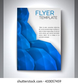 Abstract design for flyer, cover, poster, banner. Colorful abstract template. Vector illustration.