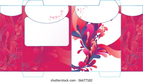 abstract design for folder